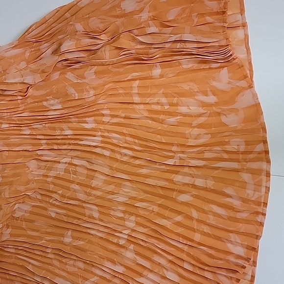 A NEW DAY JUNIOR ORANGE ACCORDION PLEATED DRESS/  XXL. - Picture 5 of 10